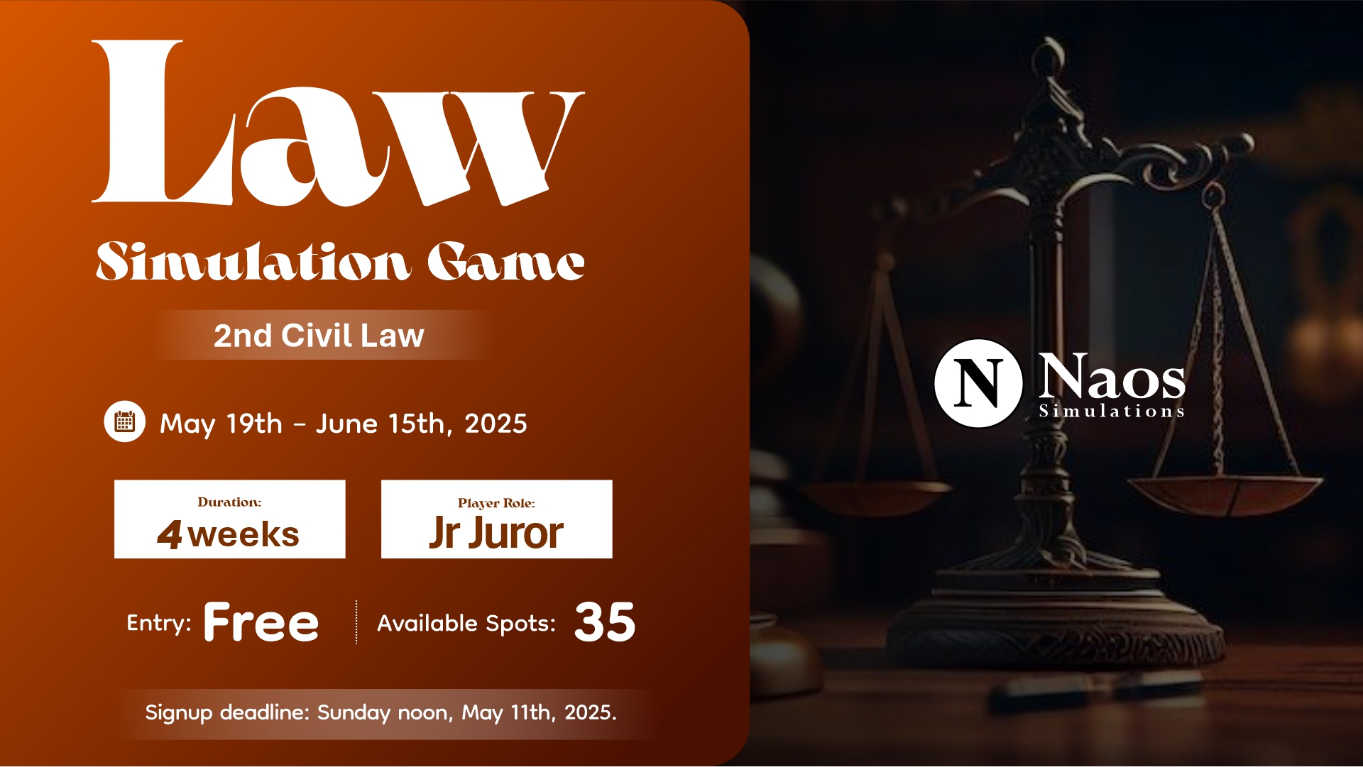 Law Simulation Game