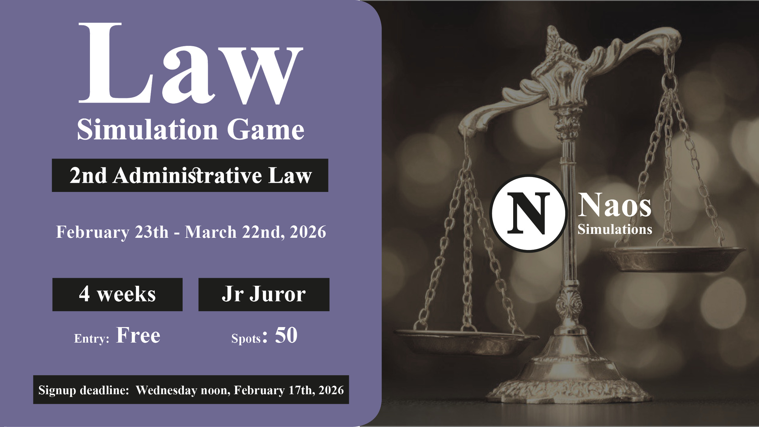 Law Simulation Game