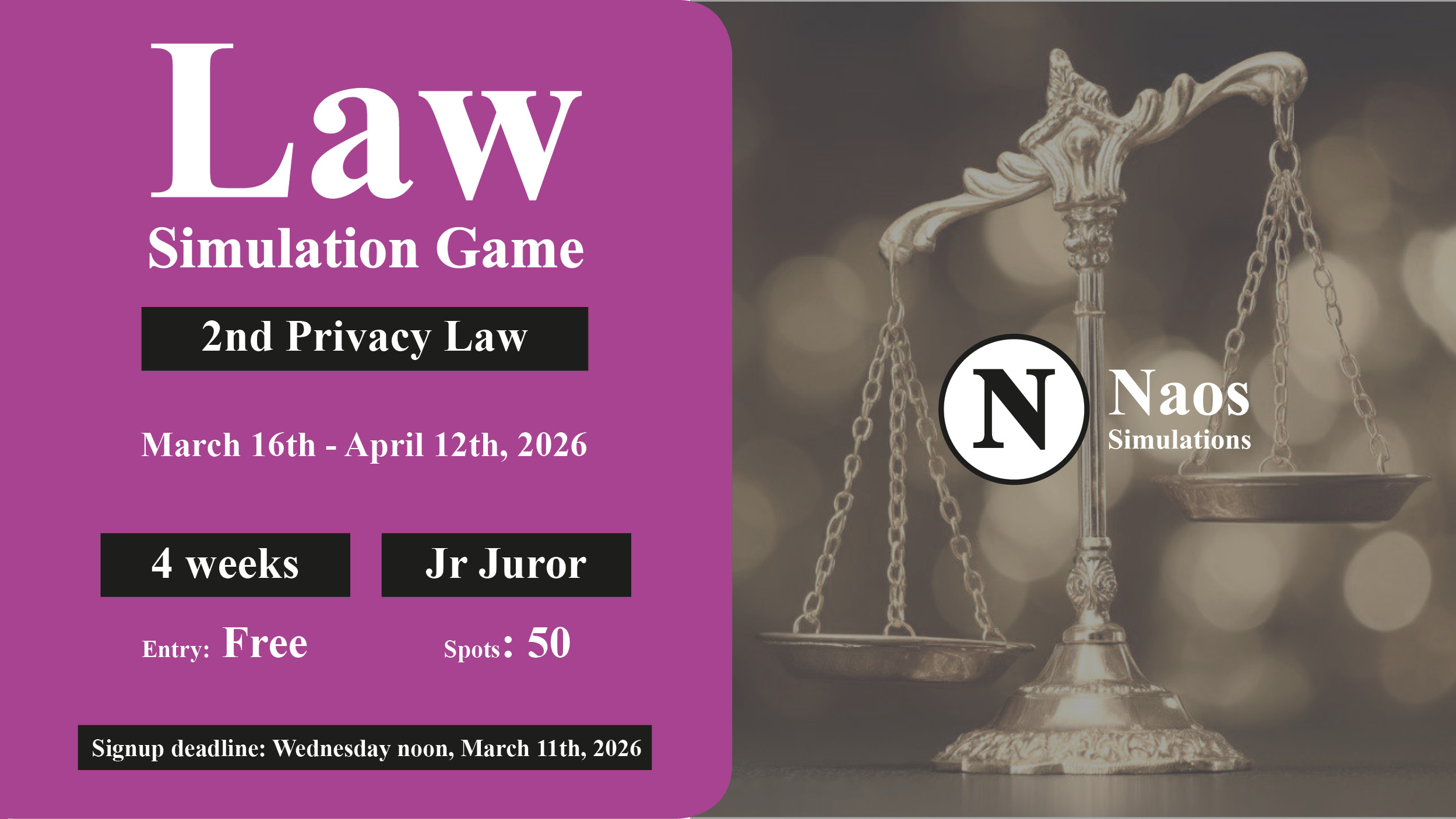 Law Simulation Game