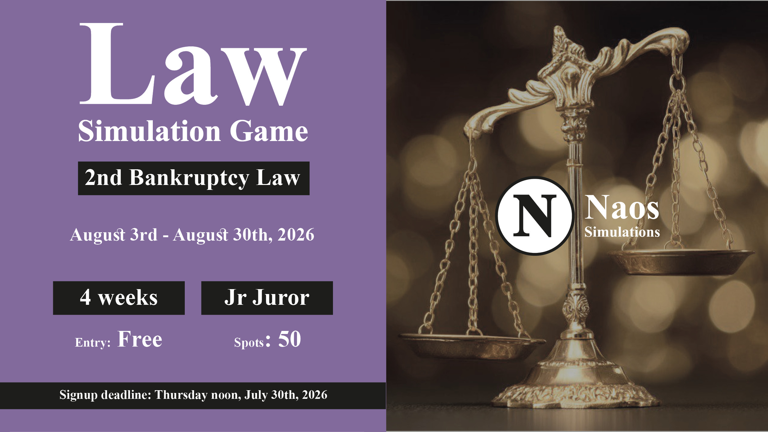 Law Simulation Game